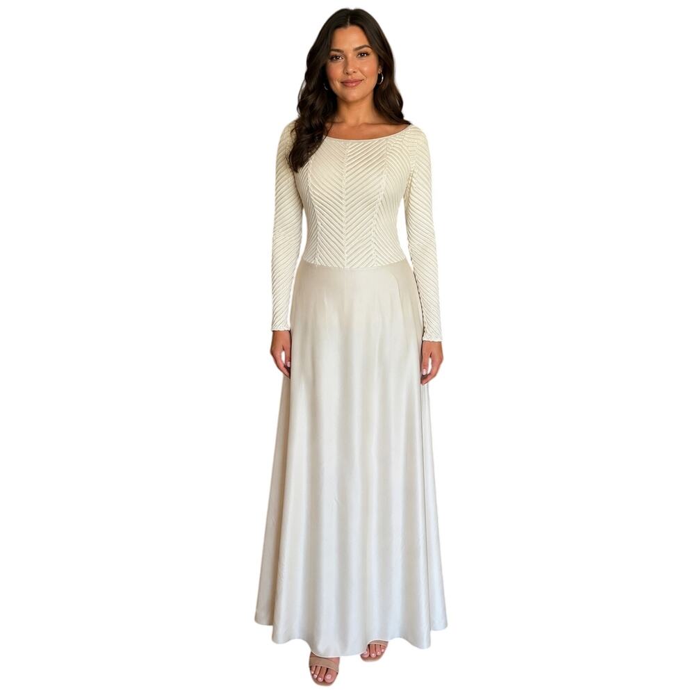 JS Collections Carson Pirie Maxi Dress Size 8 Length 58” Wedding Guest Formal